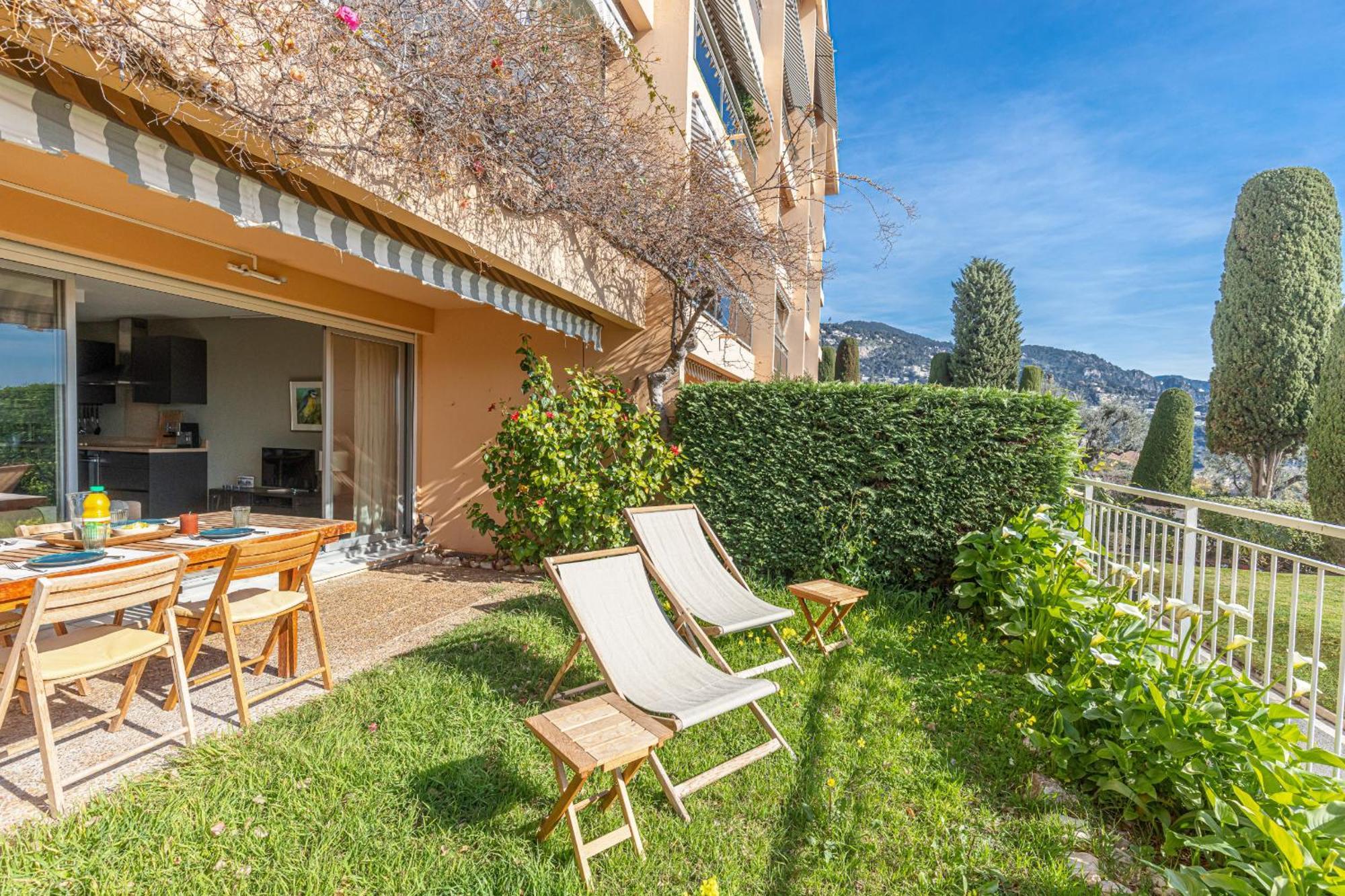 2 Bdr Villefranche-Sur-Mer Sea View Parking And Swimming Pool Kültér fotó