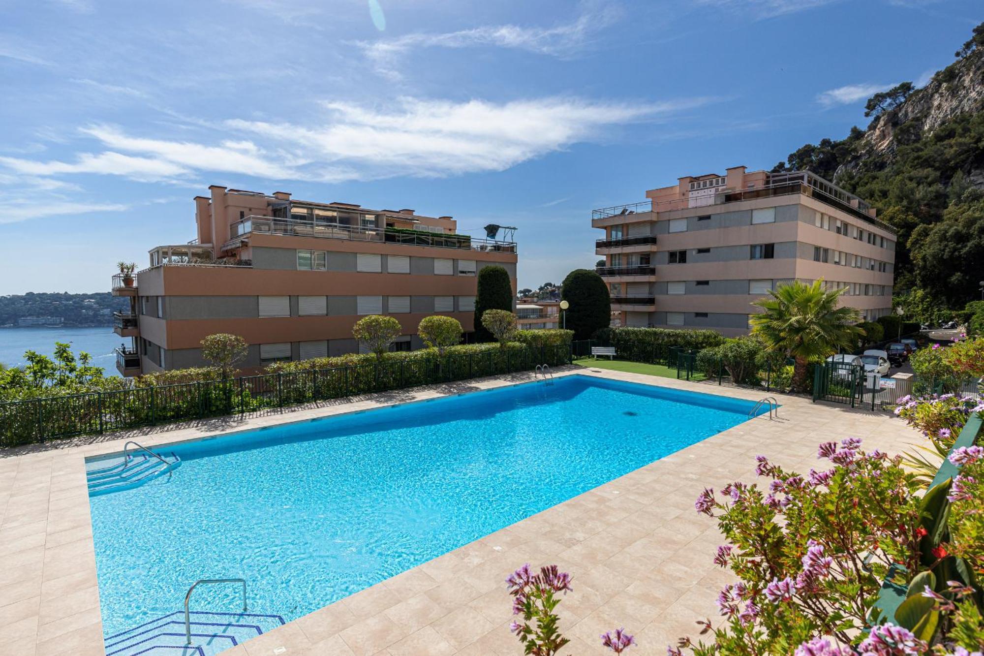 2 Bdr Villefranche-Sur-Mer Sea View Parking And Swimming Pool Kültér fotó