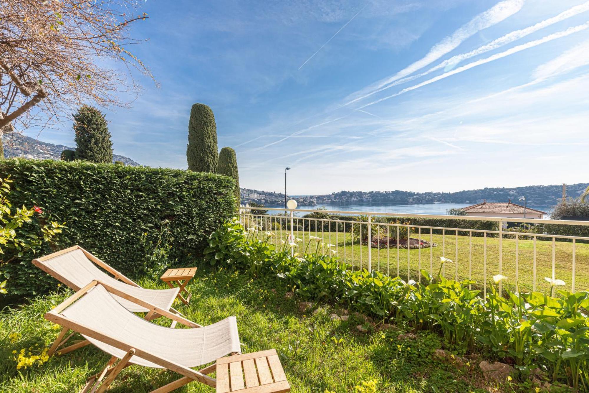 2 Bdr Villefranche-Sur-Mer Sea View Parking And Swimming Pool Kültér fotó